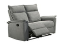 Sahara Recliner Love Seat (Grey)