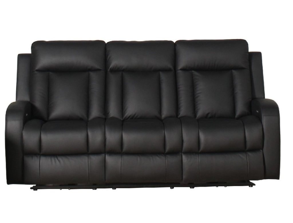 Power Recliner Sofa (Black)