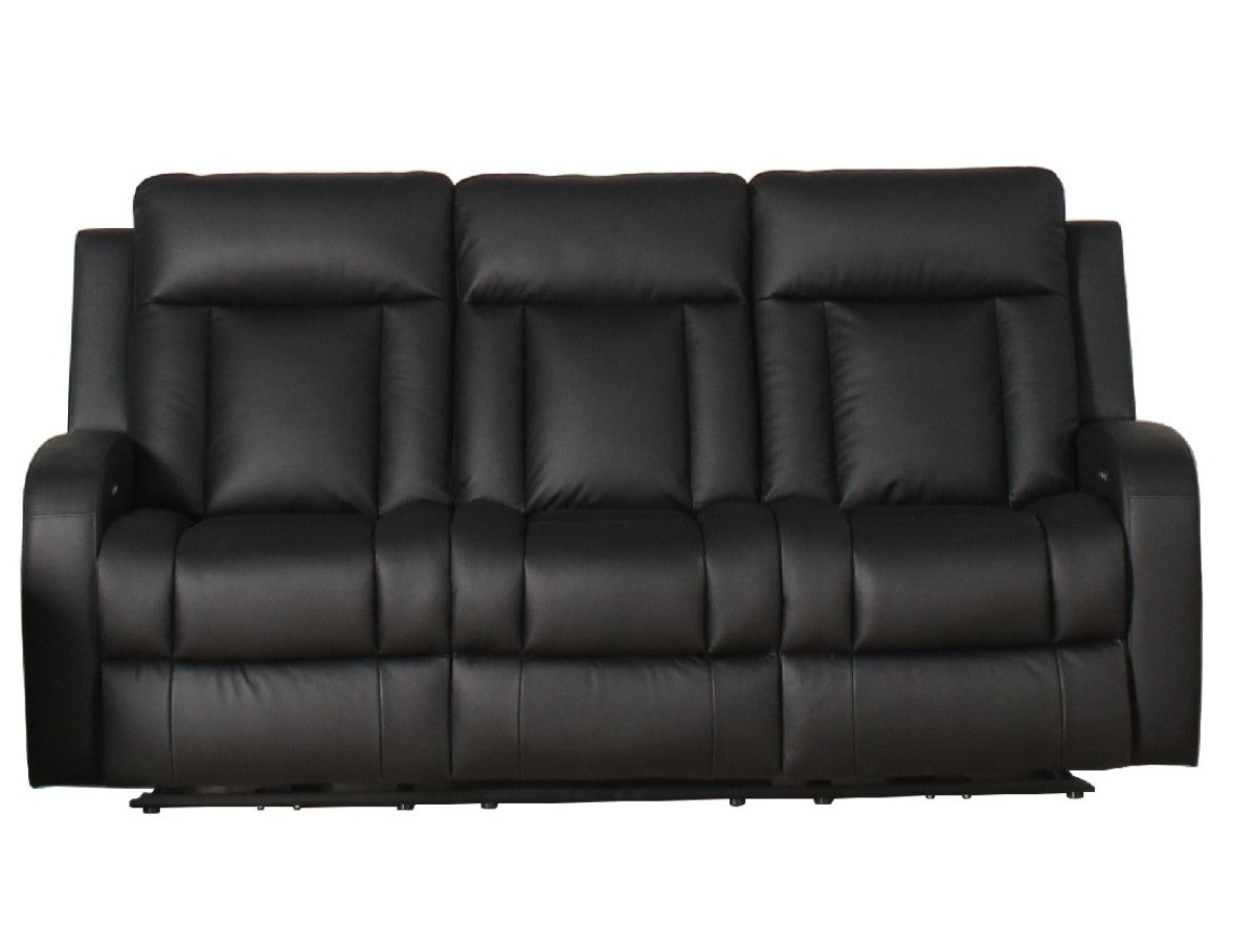 Power Recliner Sofa (Black)