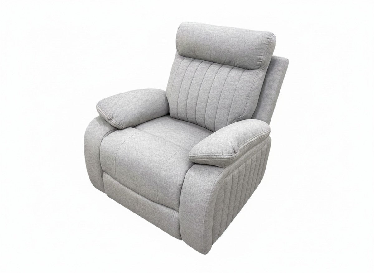 Elyse Recliner Sofa (Stone)