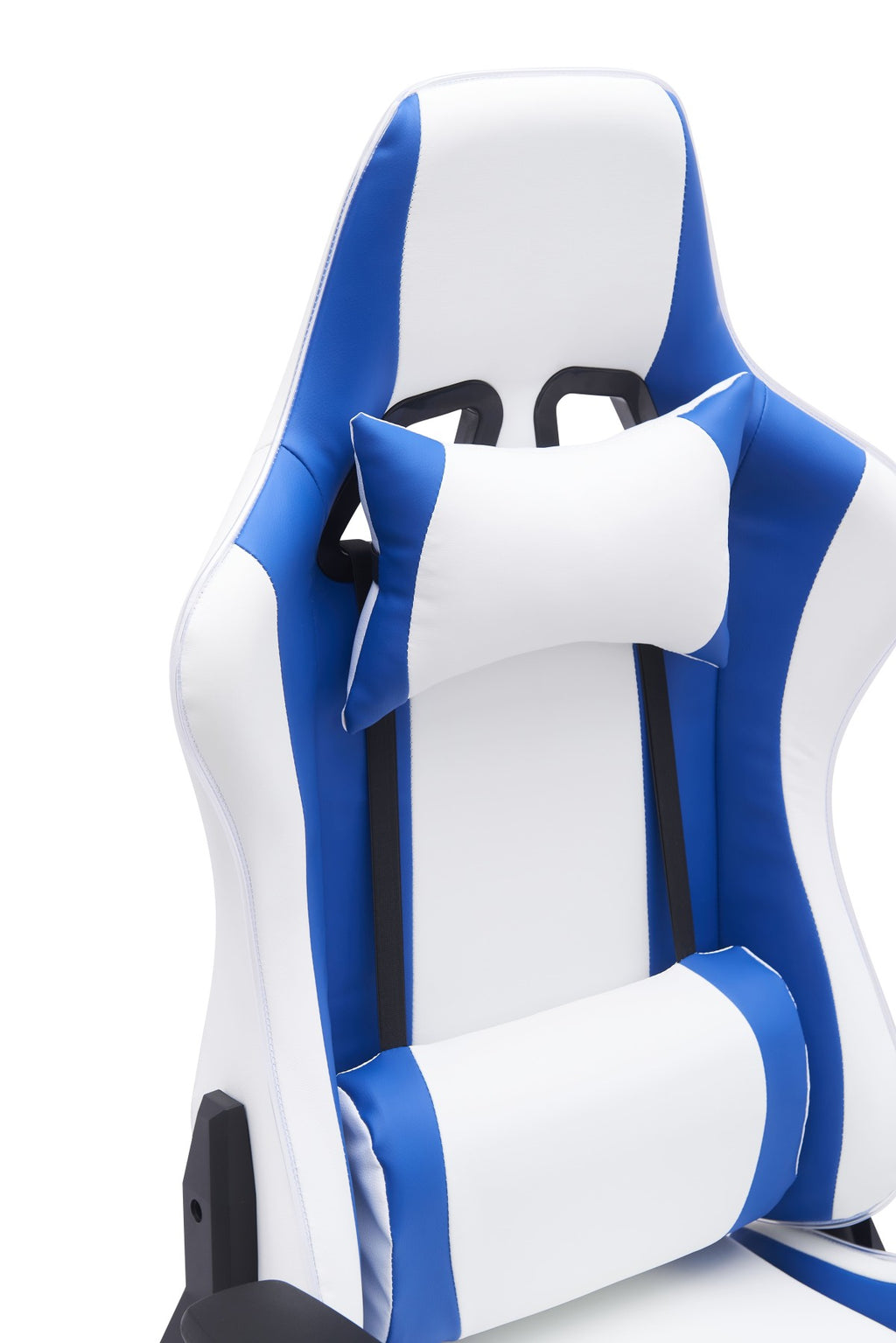 Gaming Chair (White/Blue)