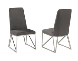 Ariela Dining Chair (Grey) (Set of 2)