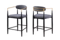 Counter Stool (Grey) (Set of 2) - 61327