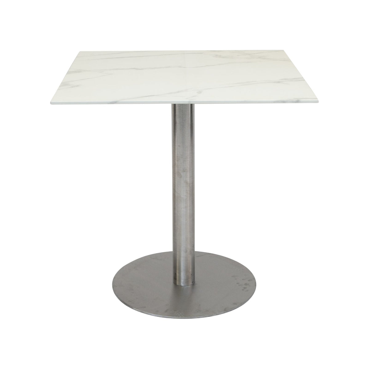 Hurricane Dining Table – Marble Finished Glass