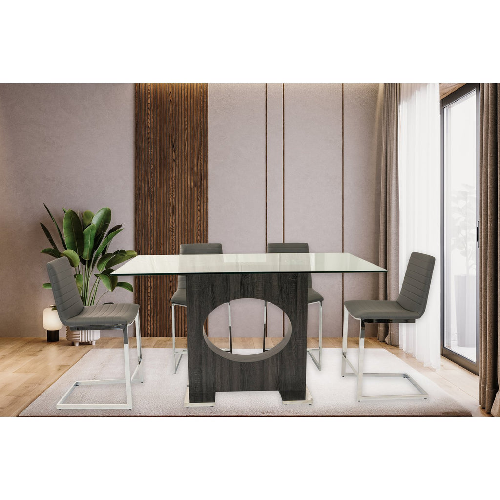 Comet Pub Table & Pringle Pub Chair Set
