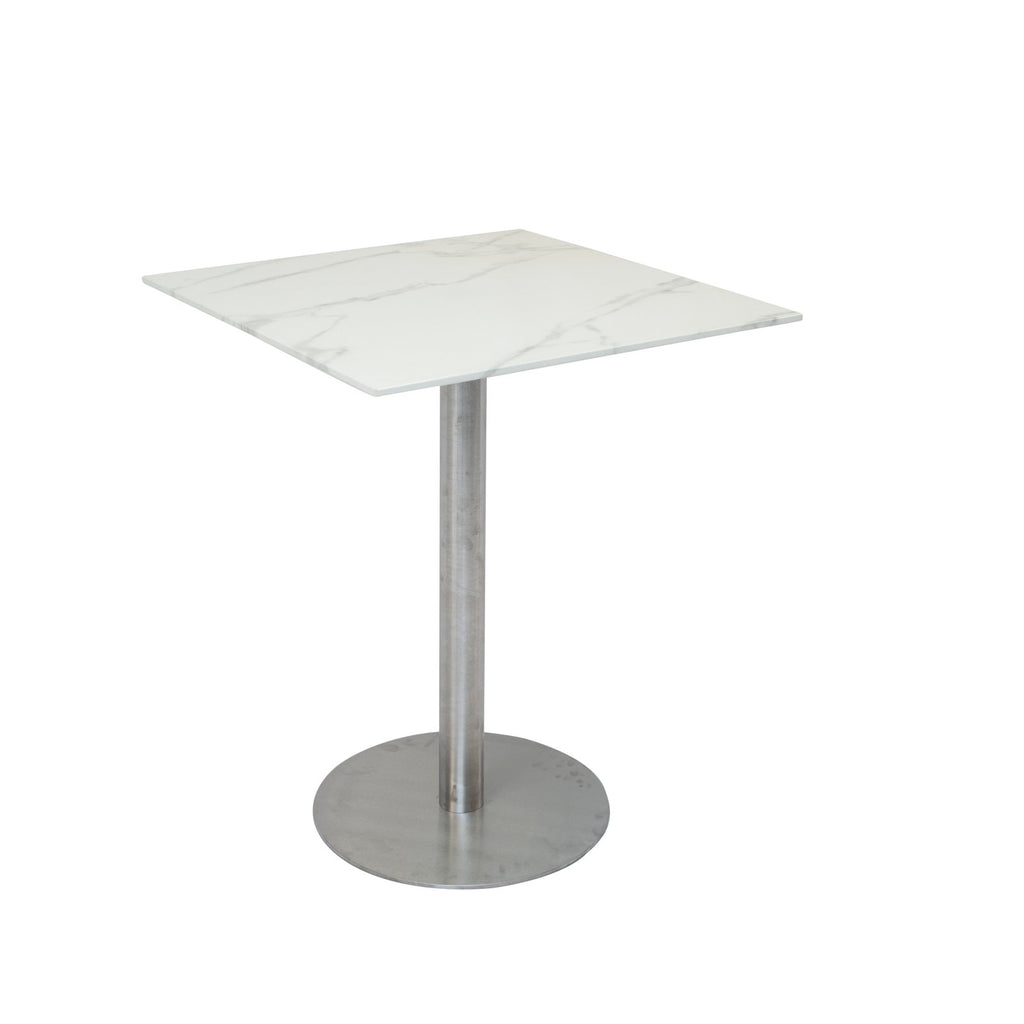 Hurricane Pub Table – Marble Finished Glass