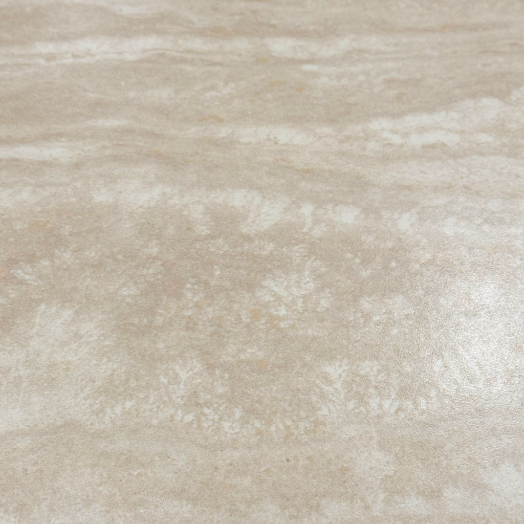 Thalia Round Dining Table, 47″ (Ivory & Travertine)