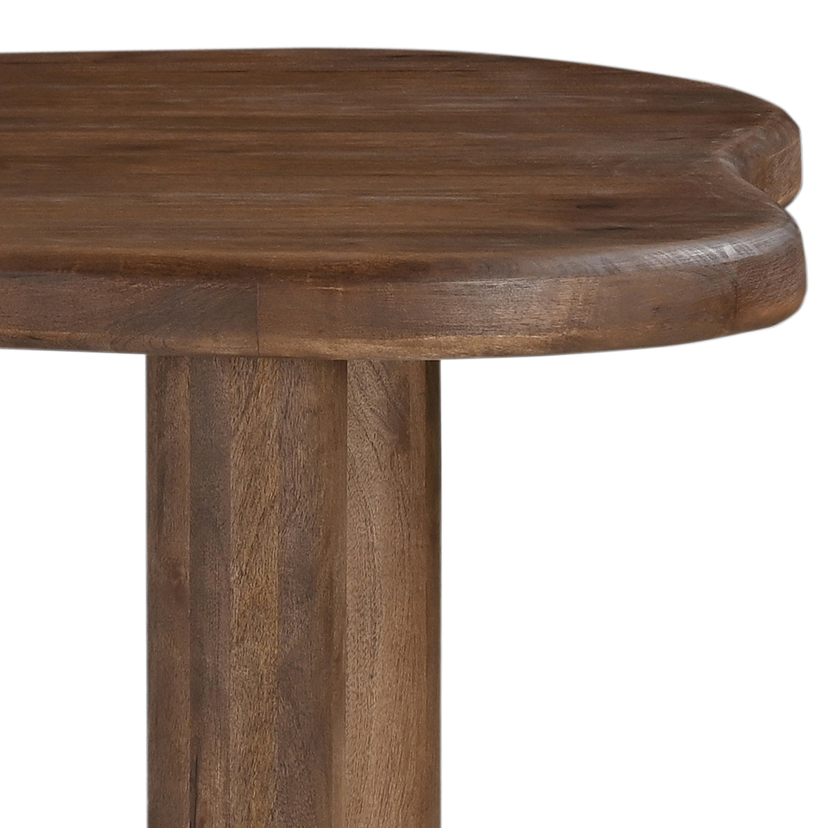 Zaloa Organic Dining Table, 78″ (Dark Walnut)