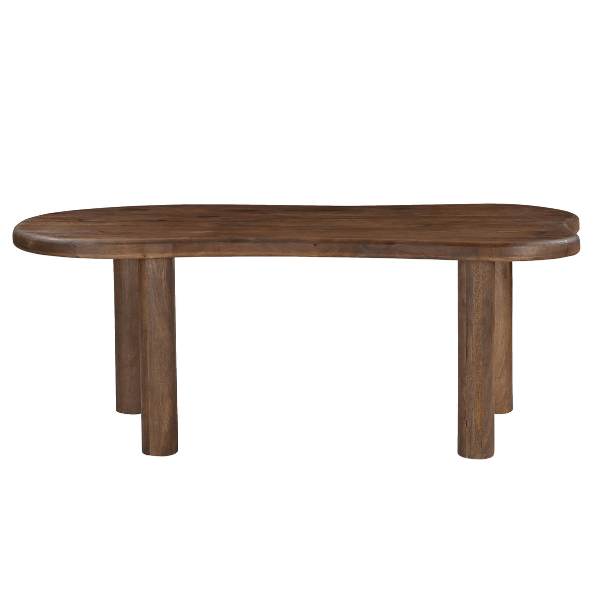Zaloa Organic Dining Table, 78″ (Dark Walnut)