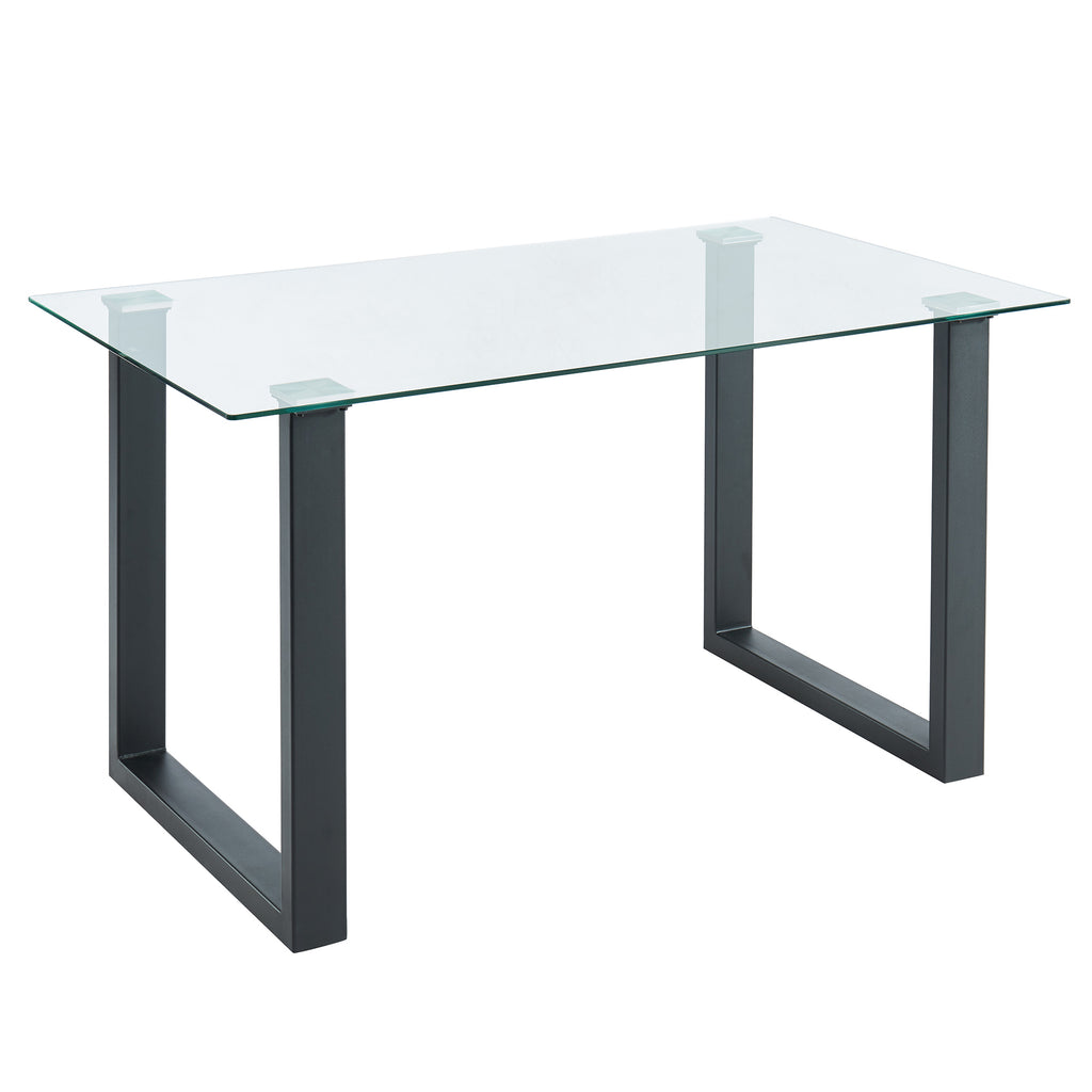 Franco Rectangular Dining Table, 55″ (Black)