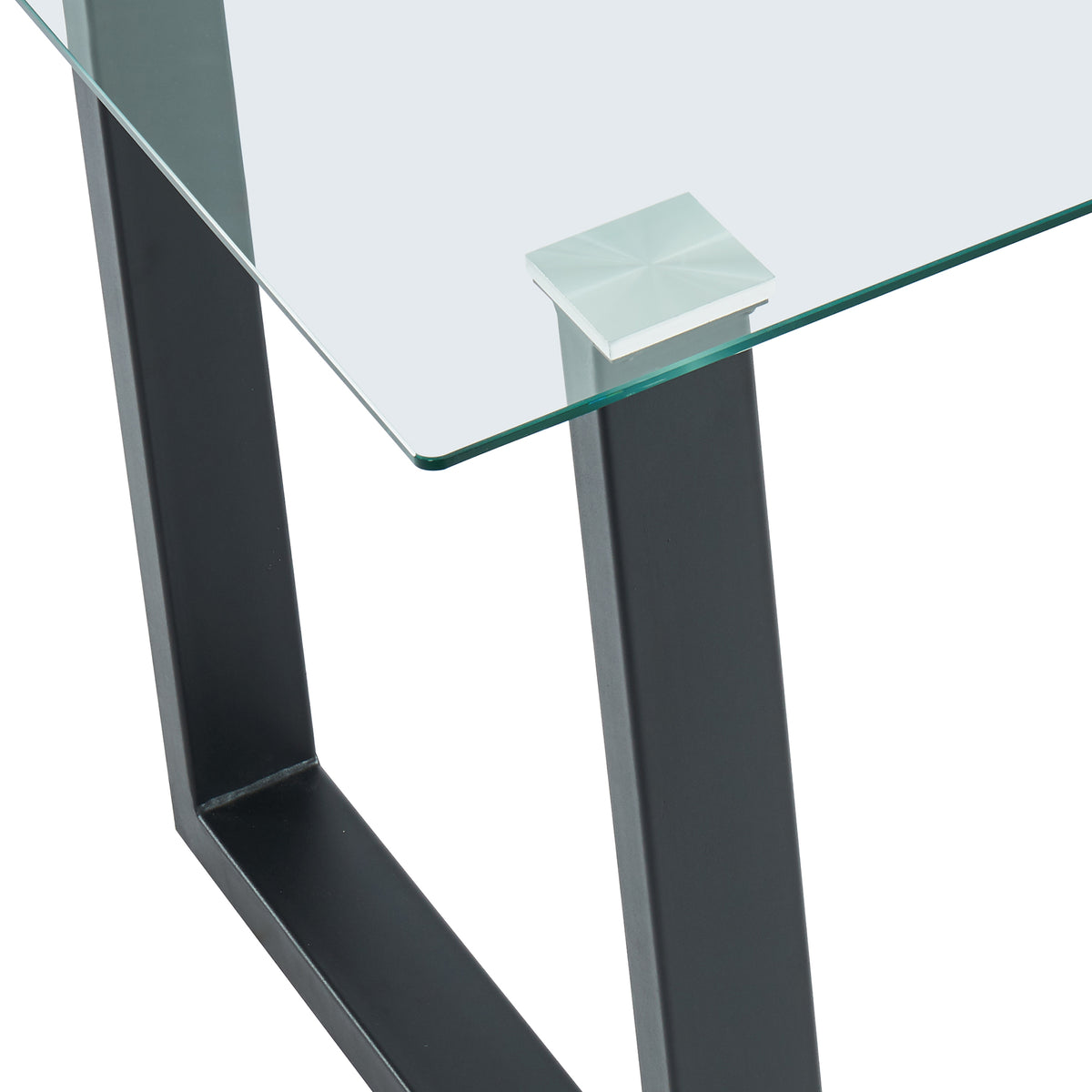 Franco Rectangular Dining Table, 55″ (Black)