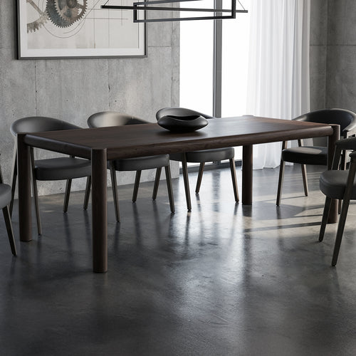 Advik Rectangular Dining Table, 79″ (Mocha)