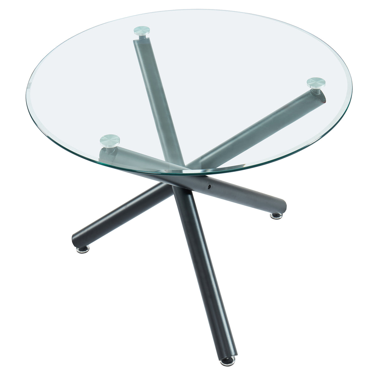 Suzette Round Dining Table, 40″ (Black)