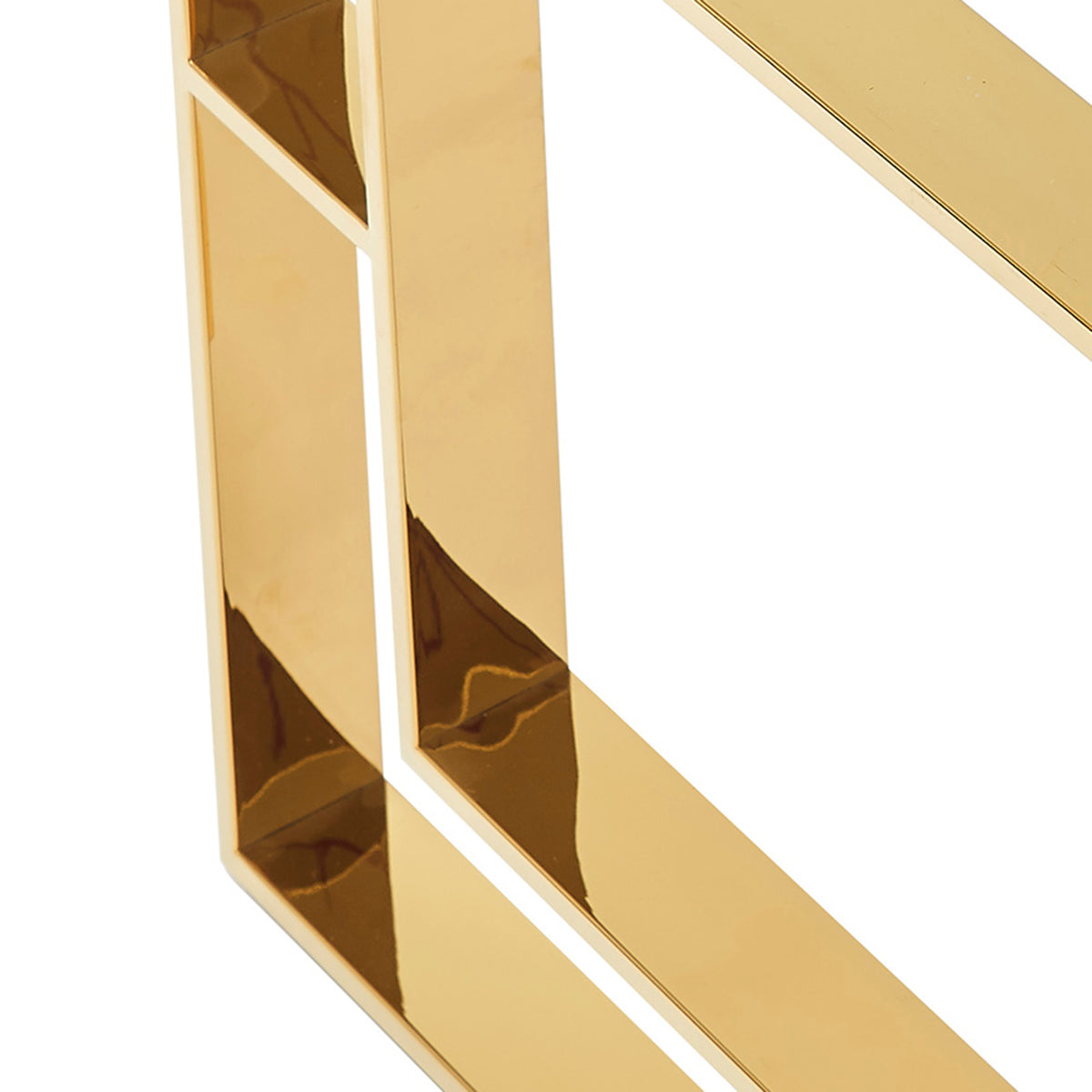 Eros Rectangular Dining Table, 71″ (Gold)