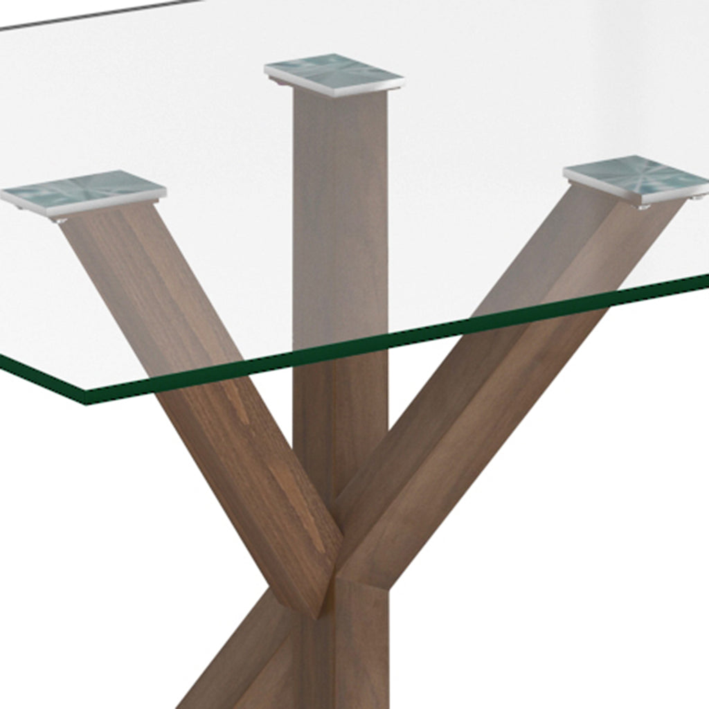 Stark Rectangular Dining Table, 71″ (Walnut)