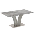 Napoli Rectangular Dining Table, 63″ (Light Grey)