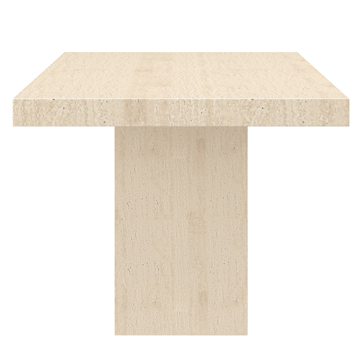 Aurelia Rectangular Dining Table, 71″ (Travertine)