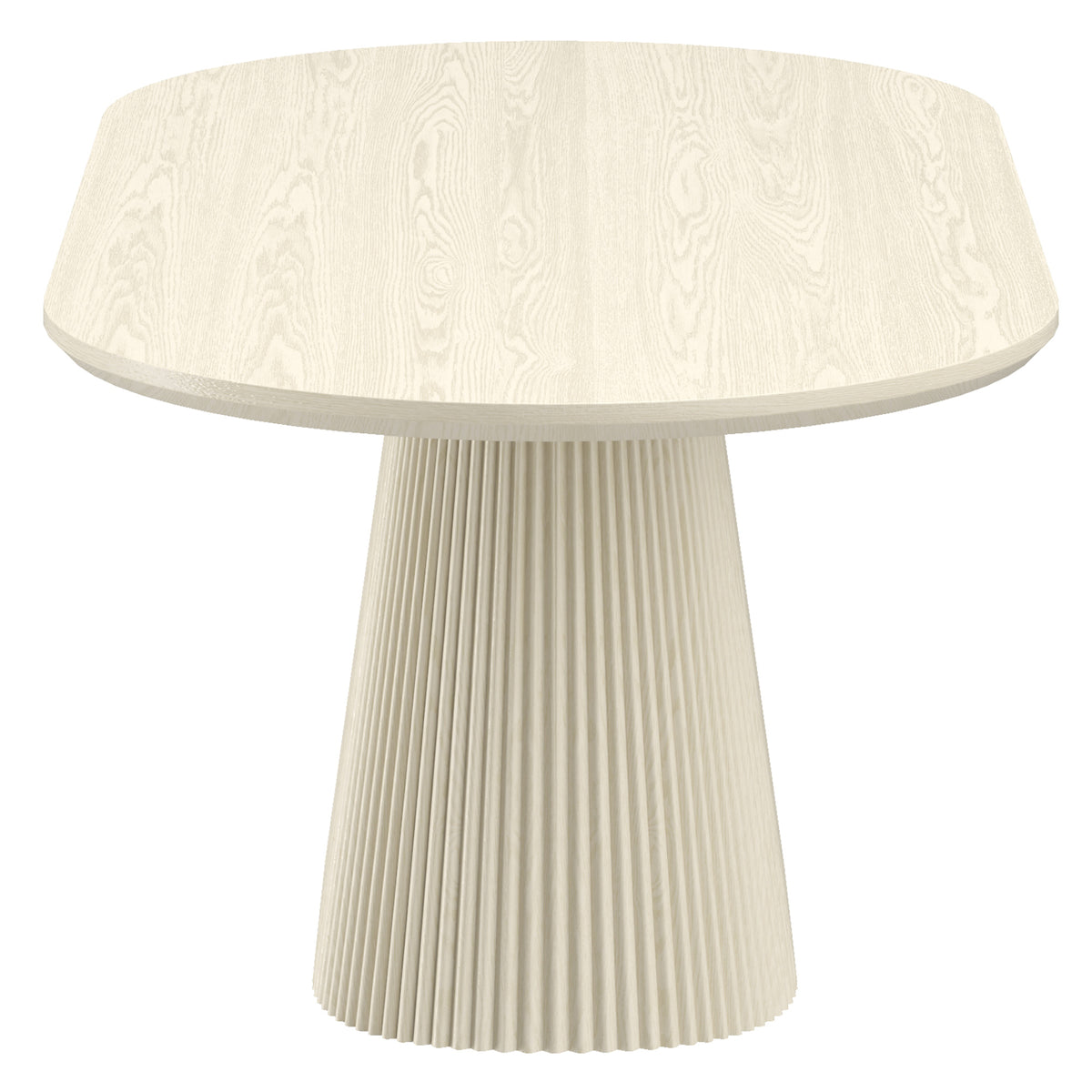 Tovas Oval Dining Table, 79″ (Ivory)