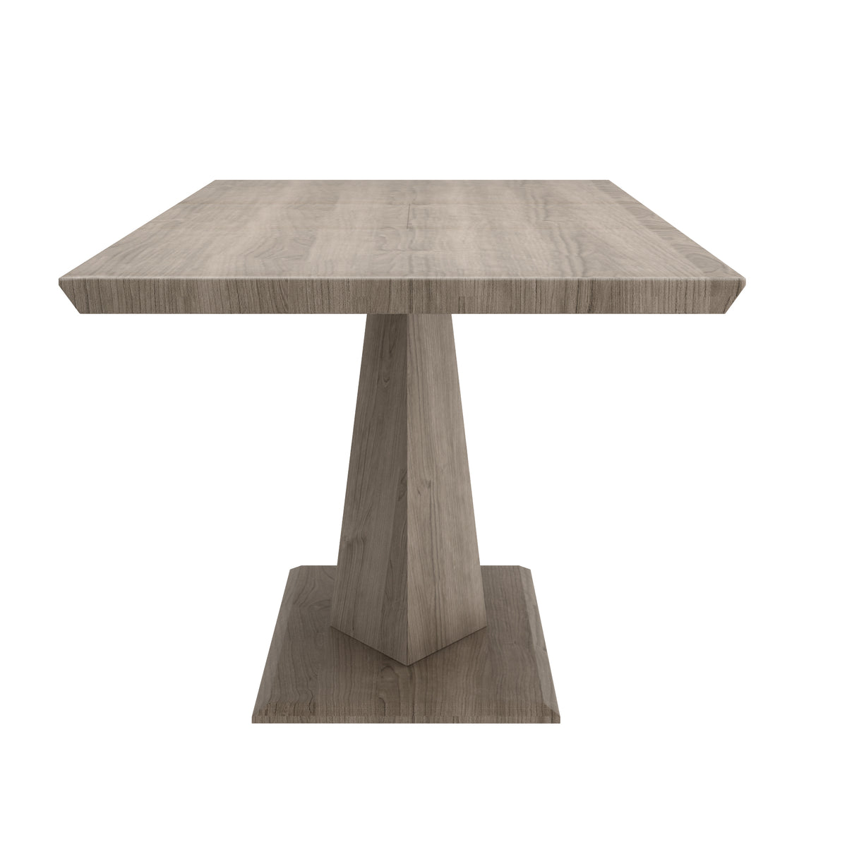 Eclipse Dining Table with Extension, 63″-87″ (Washed Oak)