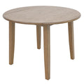 Conrad Round Drop-Leaf Dining Table, 42″ (Walnut)