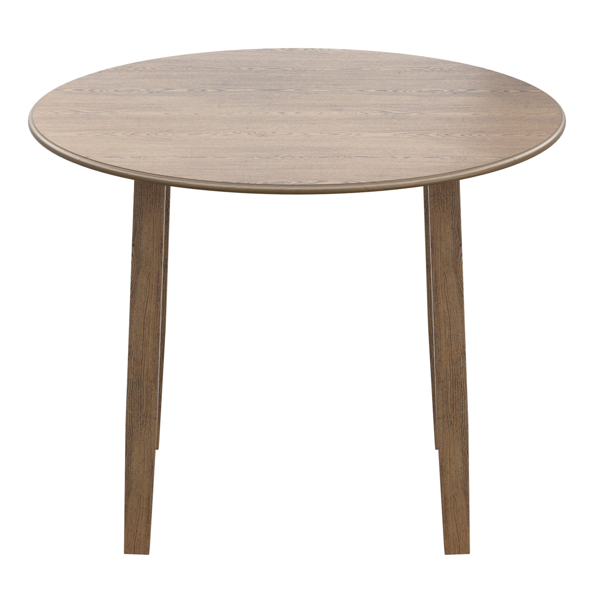 Conrad Round Drop-Leaf Dining Table, 42″ (Walnut)