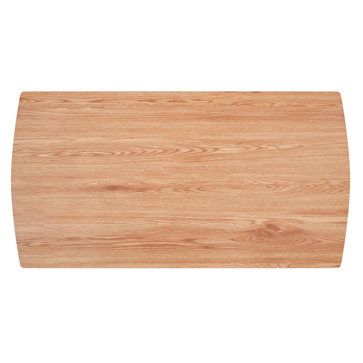 Leon Rectangular Dining Table, 59″ (Natural and Black)
