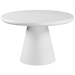 Galio Round Dining Table, 47″ (White)