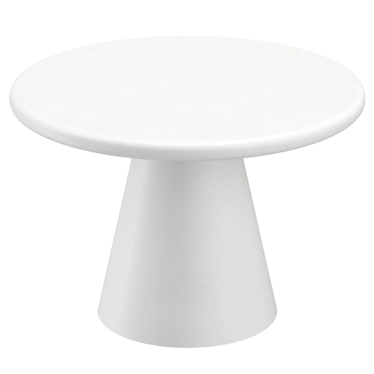 Galio Round Dining Table, 47″ (White)
