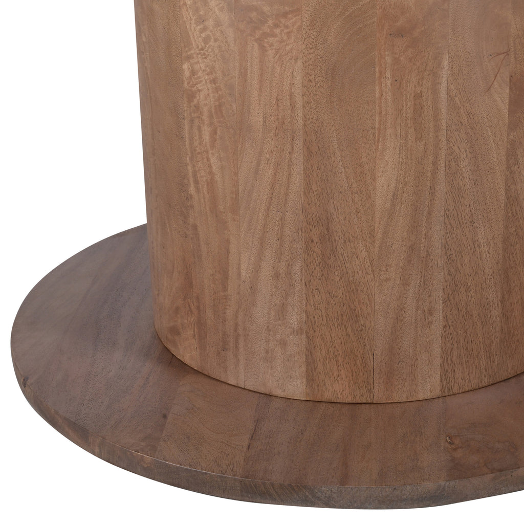 Martina Round Dining Table, 50″ (Walnut)