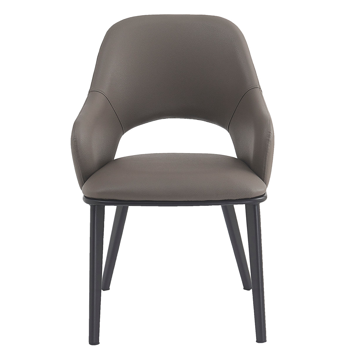 Denzel Dining/Lounge Chair (Stone and Black) (Set of 4)