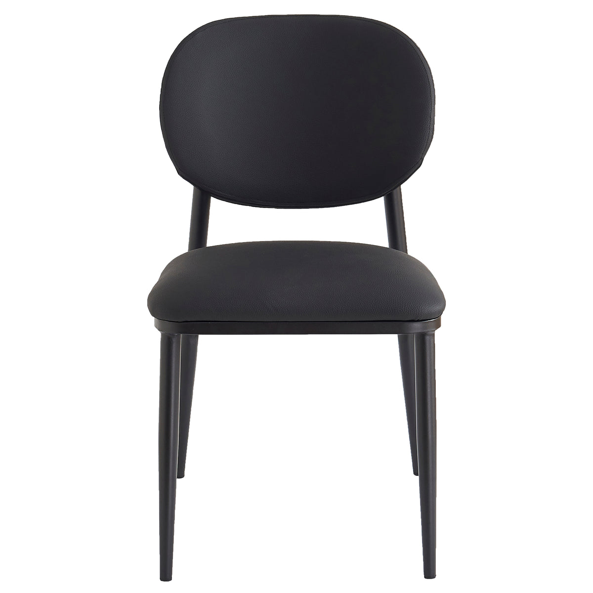 Gideon Dining/Lounge Chair (Black and Black) (Set of 4)