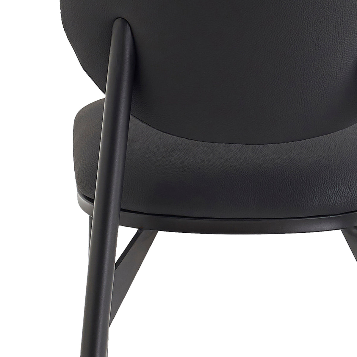Gideon Dining/Lounge Chair (Black and Black) (Set of 4)