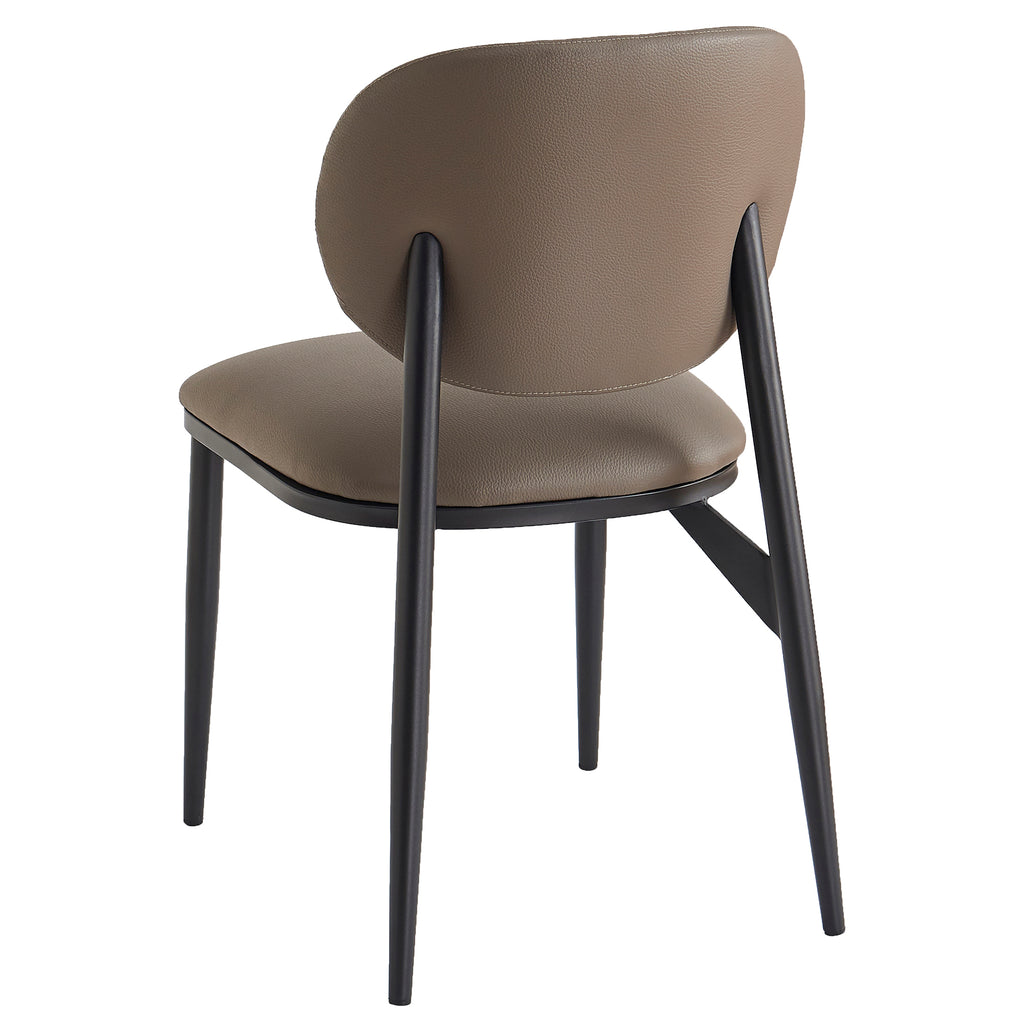 Gideon Dining/Lounge Chair (Stone and Black) (Set of 4)