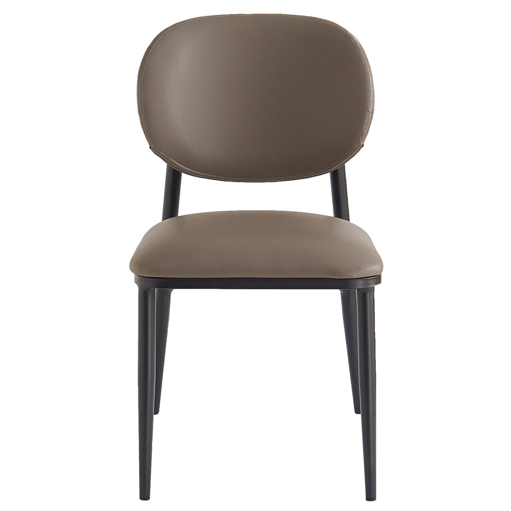Gideon Dining/Lounge Chair (Stone and Black) (Set of 4)