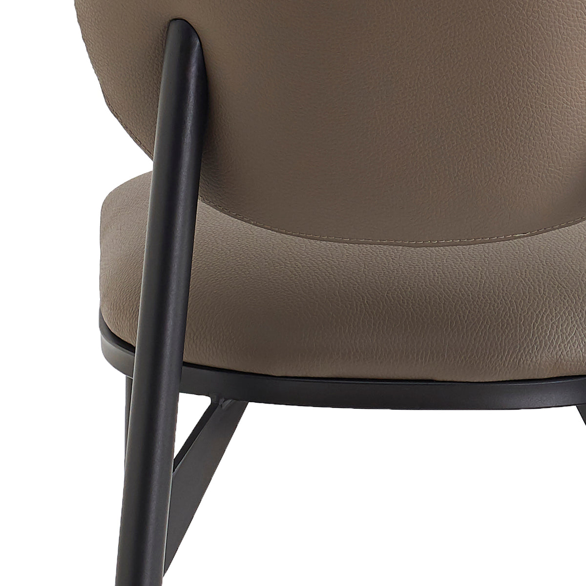 Gideon Dining/Lounge Chair (Stone and Black) (Set of 4)