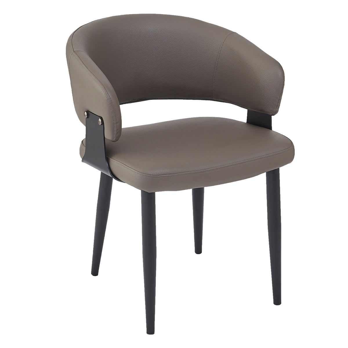 Sloane Dining/Lounge Chair (Stone and Black) (Set of 4)