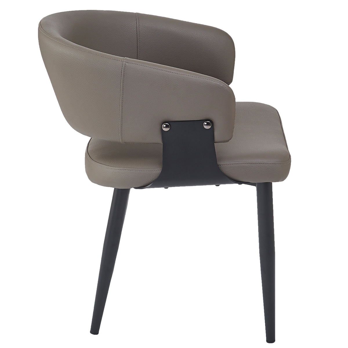 Sloane Dining/Lounge Chair (Stone and Black) (Set of 4)