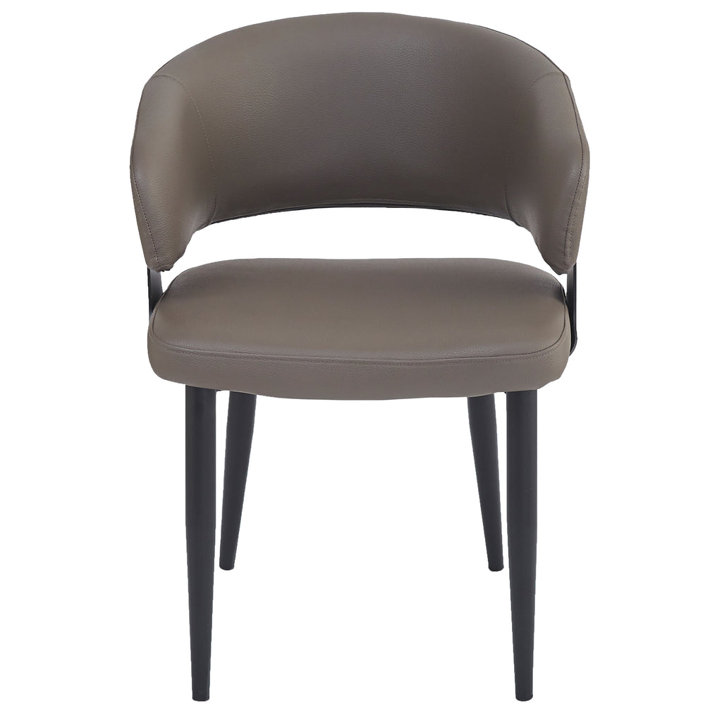 Sloane Dining/Lounge Chair (Stone and Black) (Set of 4)
