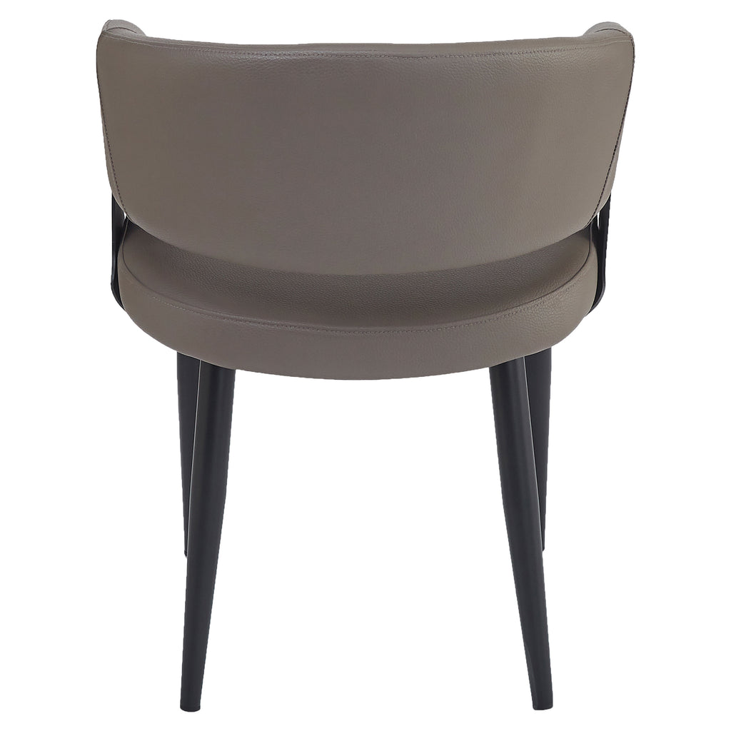 Sloane Dining/Lounge Chair (Stone and Black) (Set of 4)