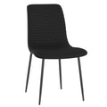 Brixx Dining/Lounge Chair (Black and Black) (Set of 2)