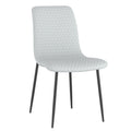 Brixx Dining/Lounge Chair (Light Grey and Black) (Set of 2)