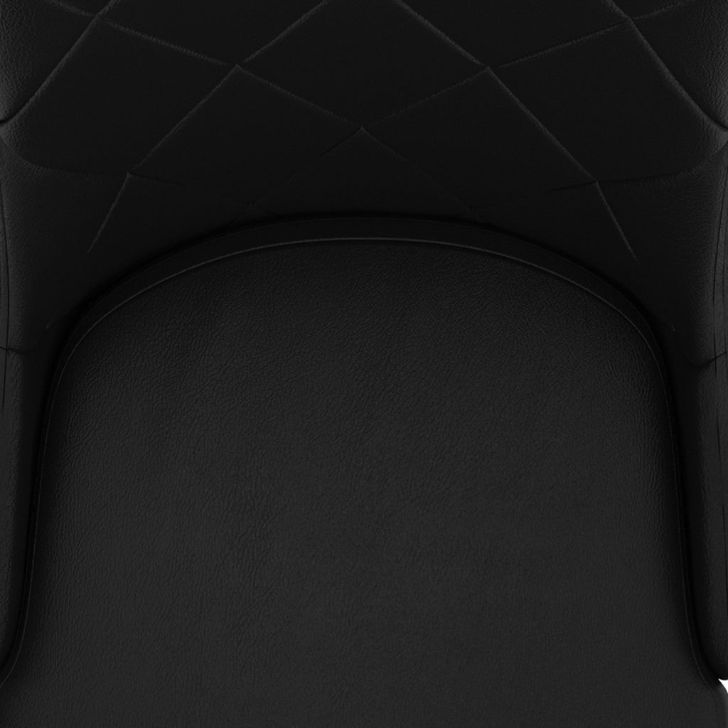 Devo Dining/Lounge Chair (Black and Chrome) (Set of 2)