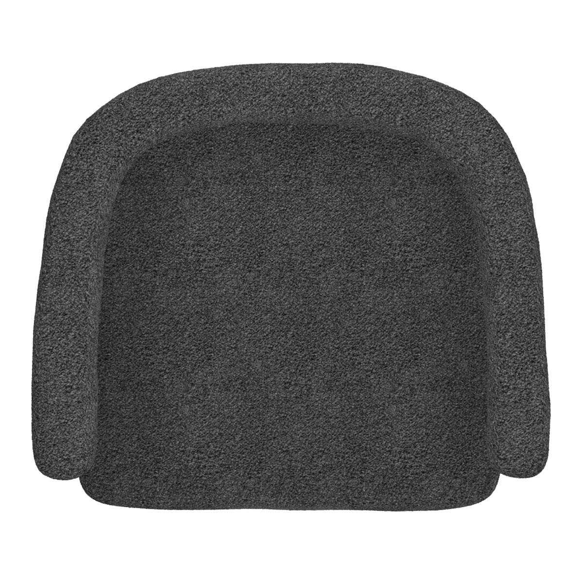 Scarlet Dining/Lounge Chair (Charcoal Fabric and Black) (Set of 2)