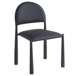 Auggie Dining/Lounge Chair (Black and Black) (Set of 4)