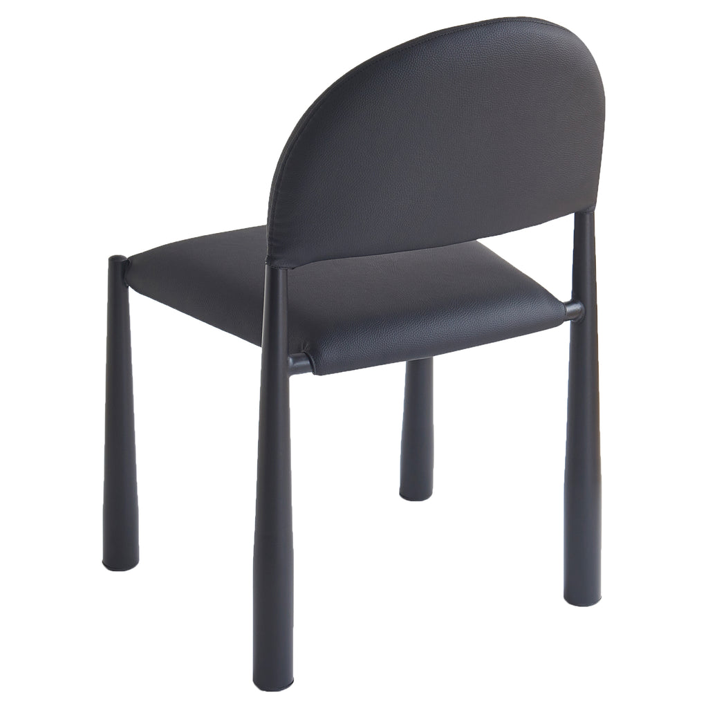 Auggie Dining/Lounge Chair (Black and Black) (Set of 4)