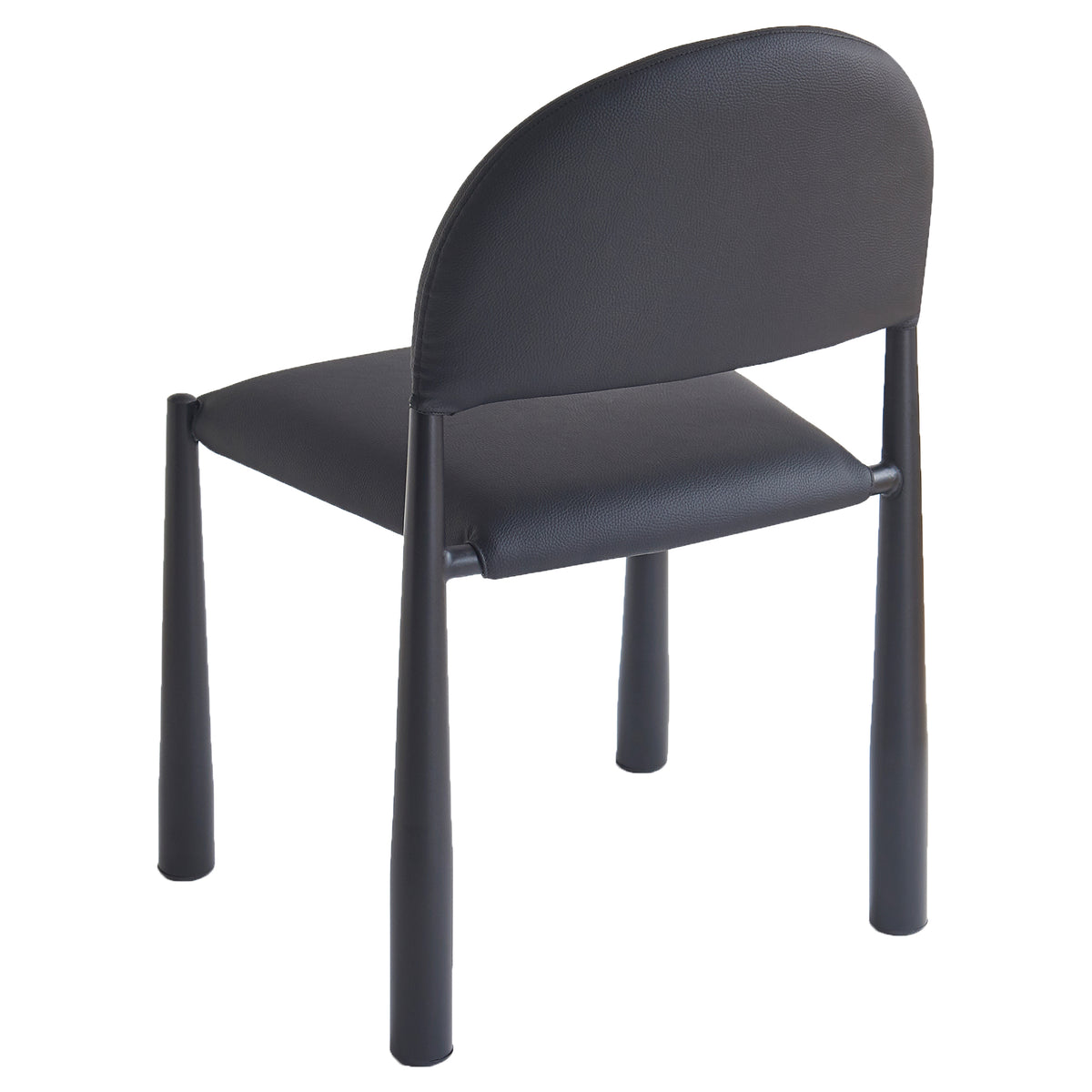 Auggie Dining/Lounge Chair (Black and Black) (Set of 4)