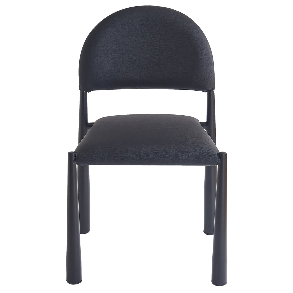 Auggie Dining/Lounge Chair (Black and Black) (Set of 4)