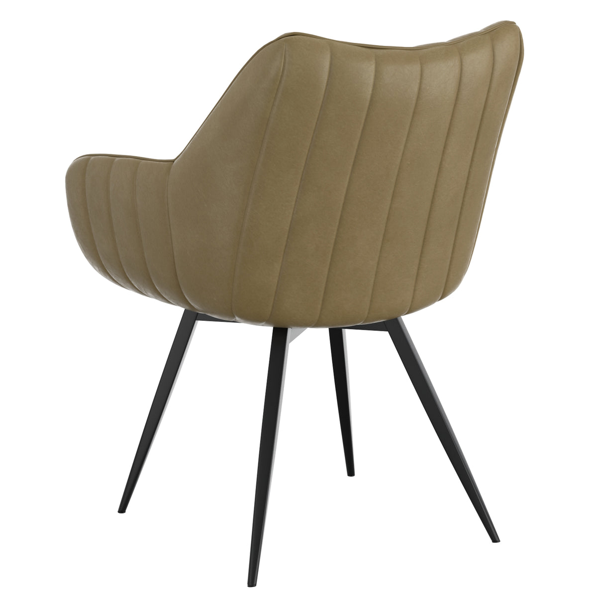 Talon Swivel Dining and Accent Chair (Moss and Black) (Set of 2)