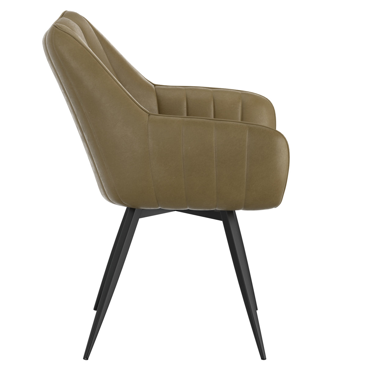 Talon Swivel Dining and Accent Chair (Moss and Black) (Set of 2)