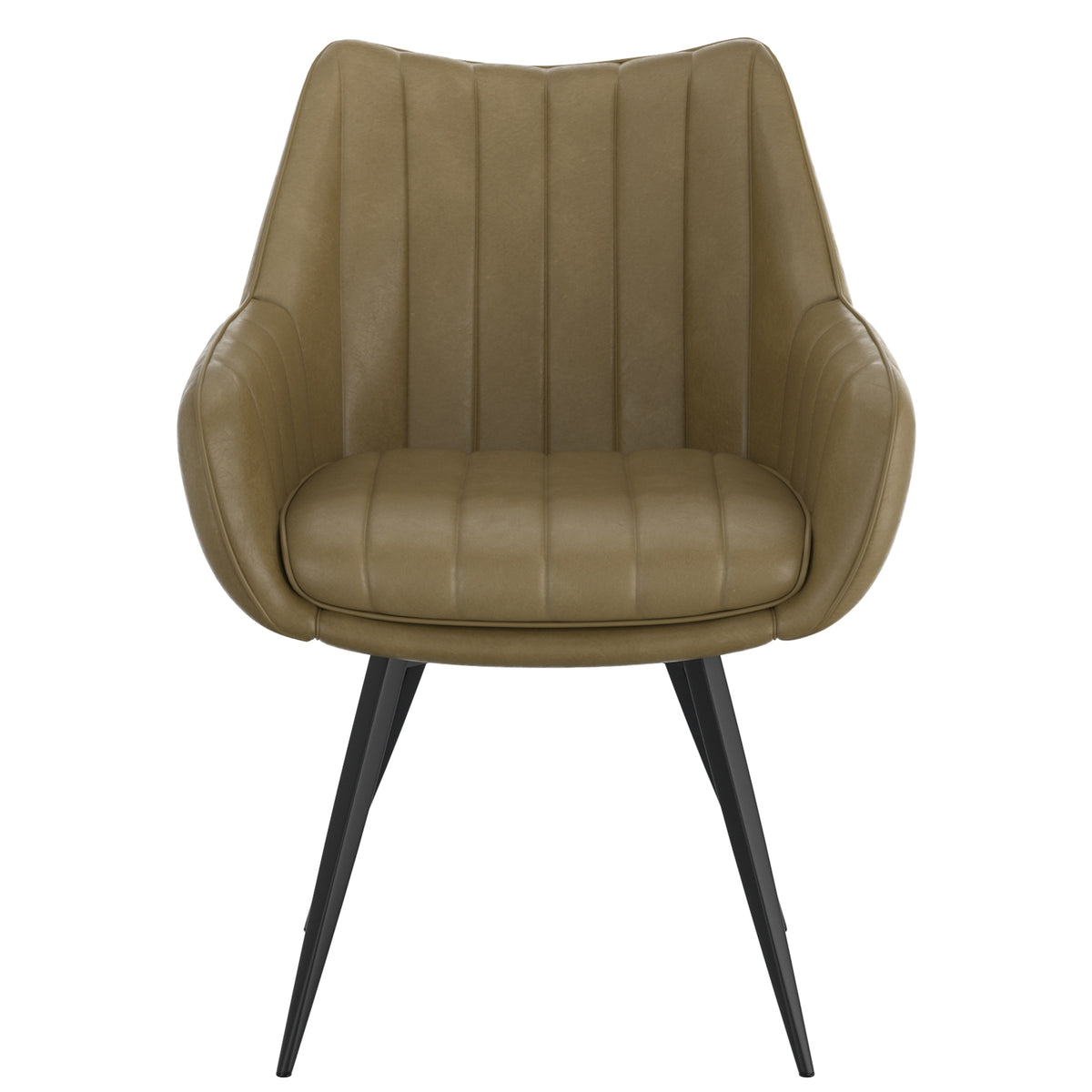 Talon Swivel Dining and Accent Chair (Moss and Black) (Set of 2)